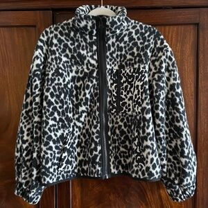 Sandy Liang for Target Animal Print Fleece Jacket Size S